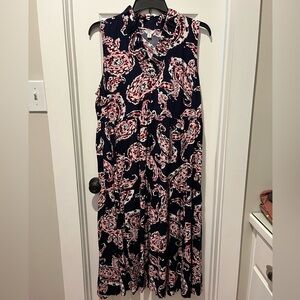 Crown & Ivy Paisley Sleeveless Maxi Dress